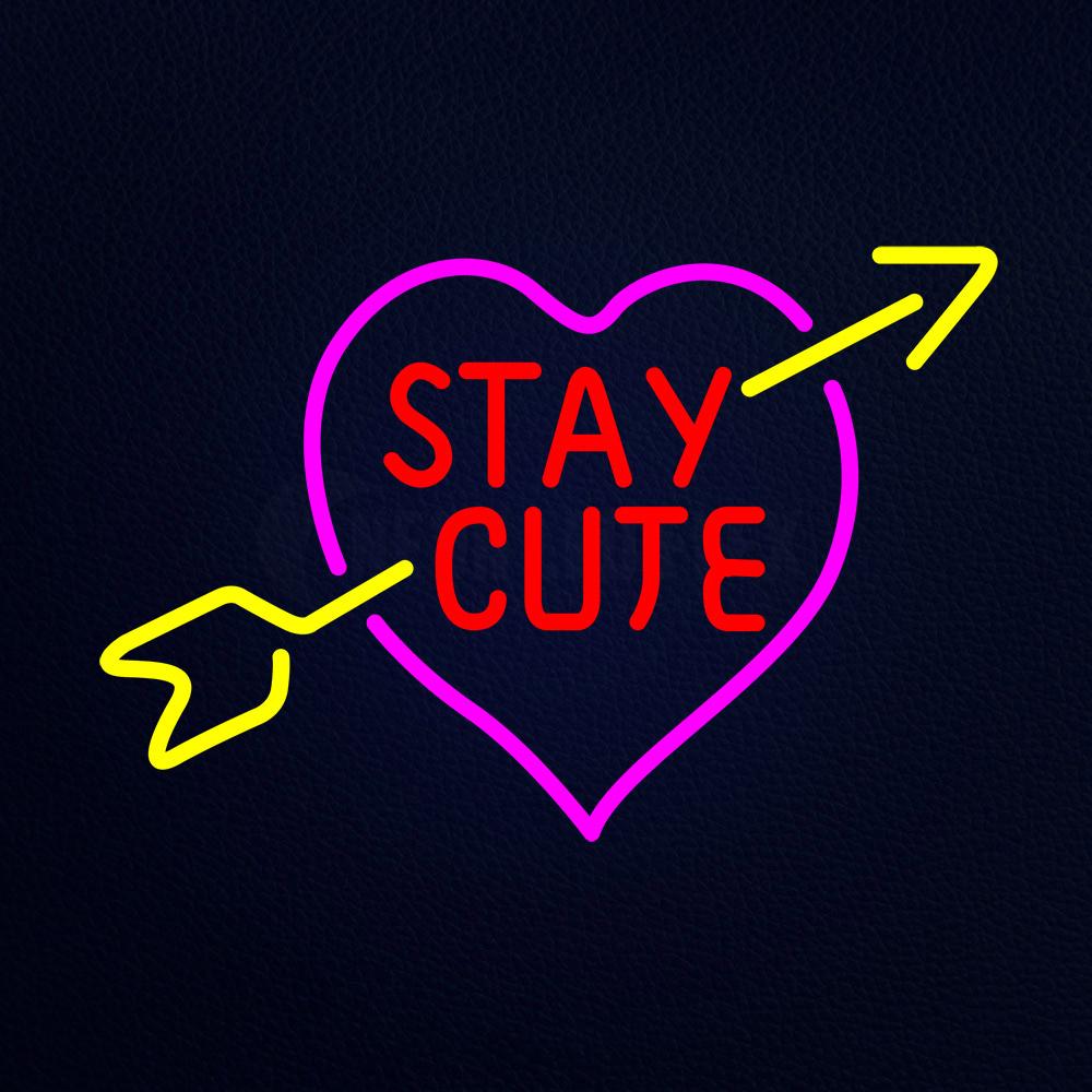 Stay Cute Neon Flex Sign