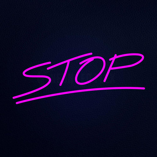 Stopt Neon Flex Sign