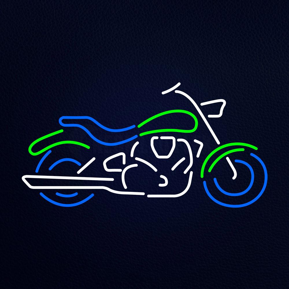 Street Motorcycle Logo Neon Flex Sign