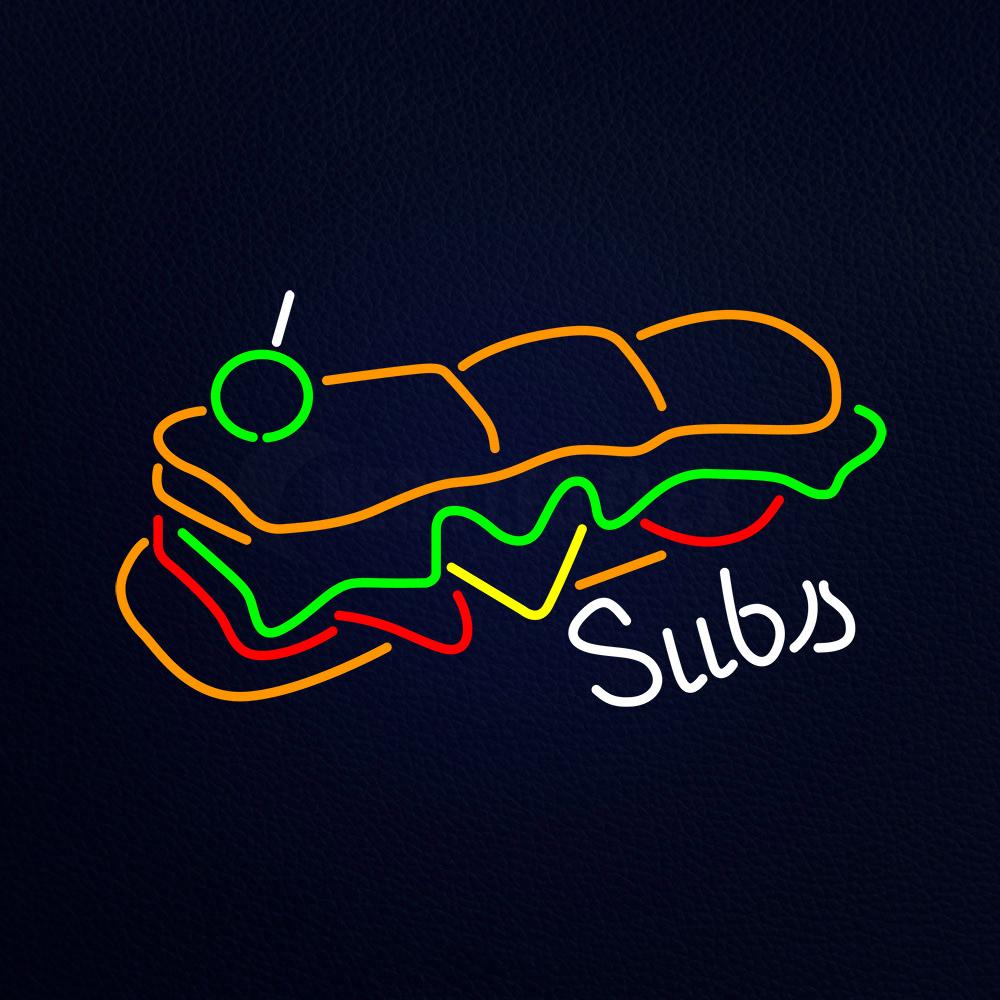 Subs Logo Neon Flex Sign