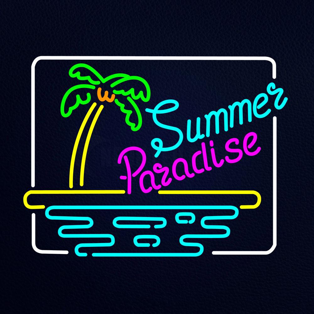 Summer Paradise Neon Flex Sign