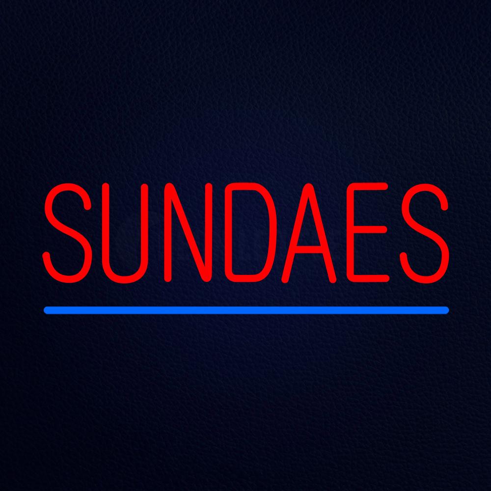 Sundaes Neon Flex Sign