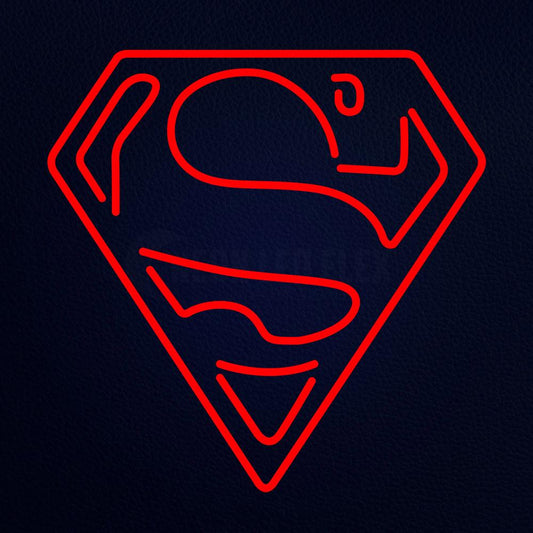 Superman Returns S Shield Neon Flex Sign