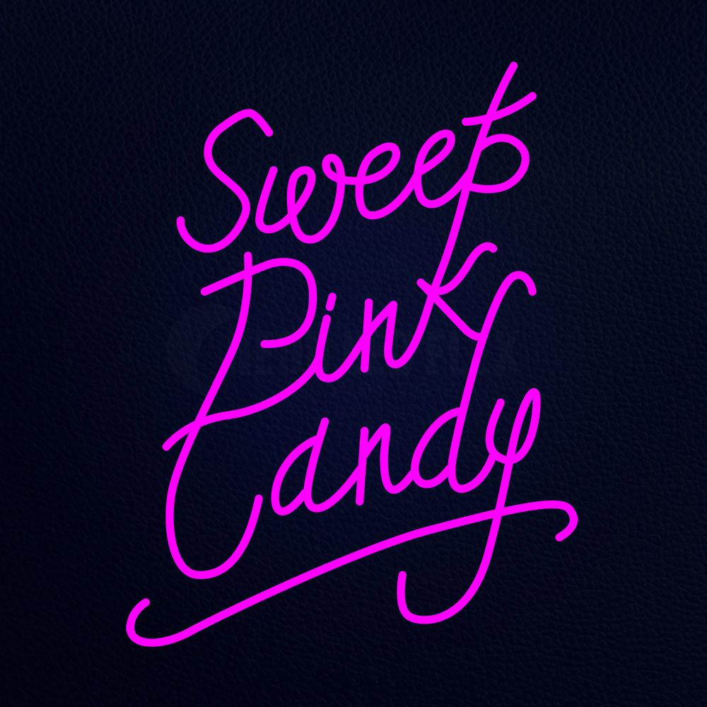 Sweet Pink Candy Neon Flex Sign