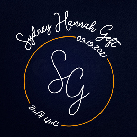 Sydney Hannah Logo Neon Sign