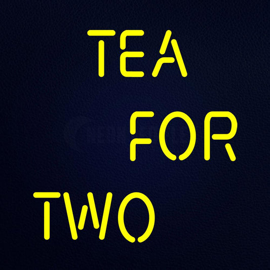 Tea for Two Neon Flex Sign