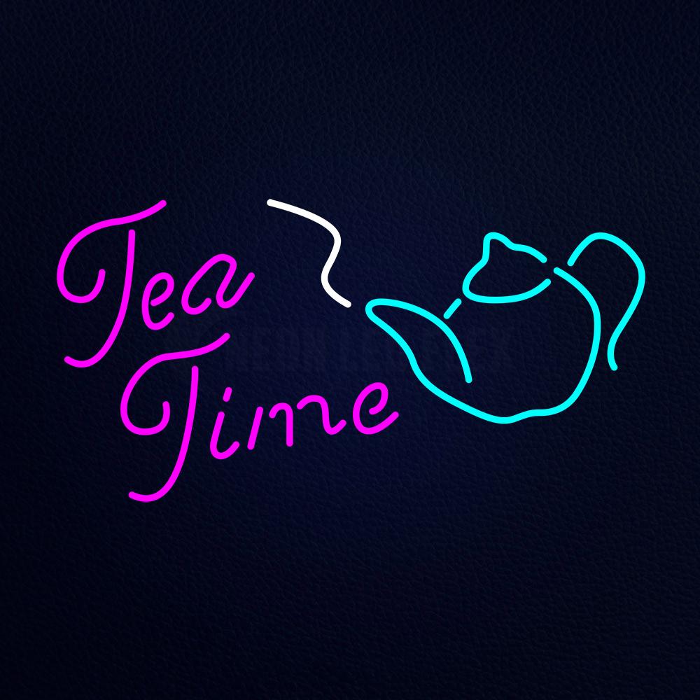 Tea Time Neon Flex Sign