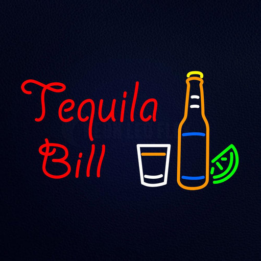 Tequila Bill Neon Flex Sign