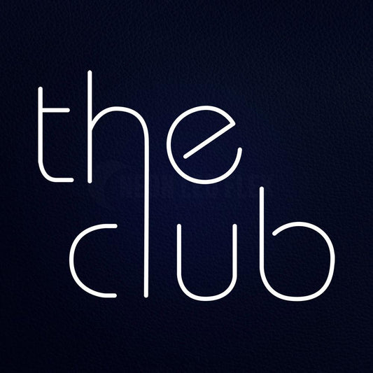 The Club Neon Flex Sign