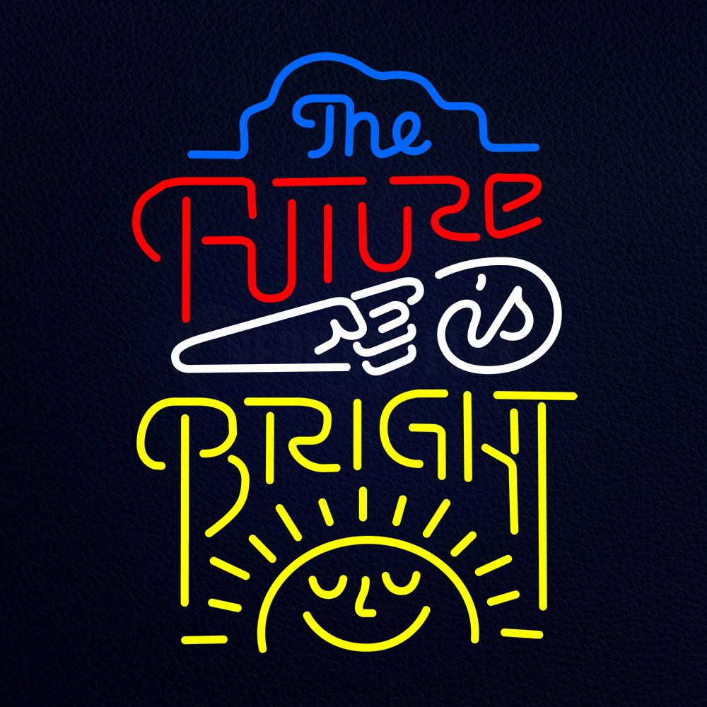 The Future Bright Neon Flex Sign