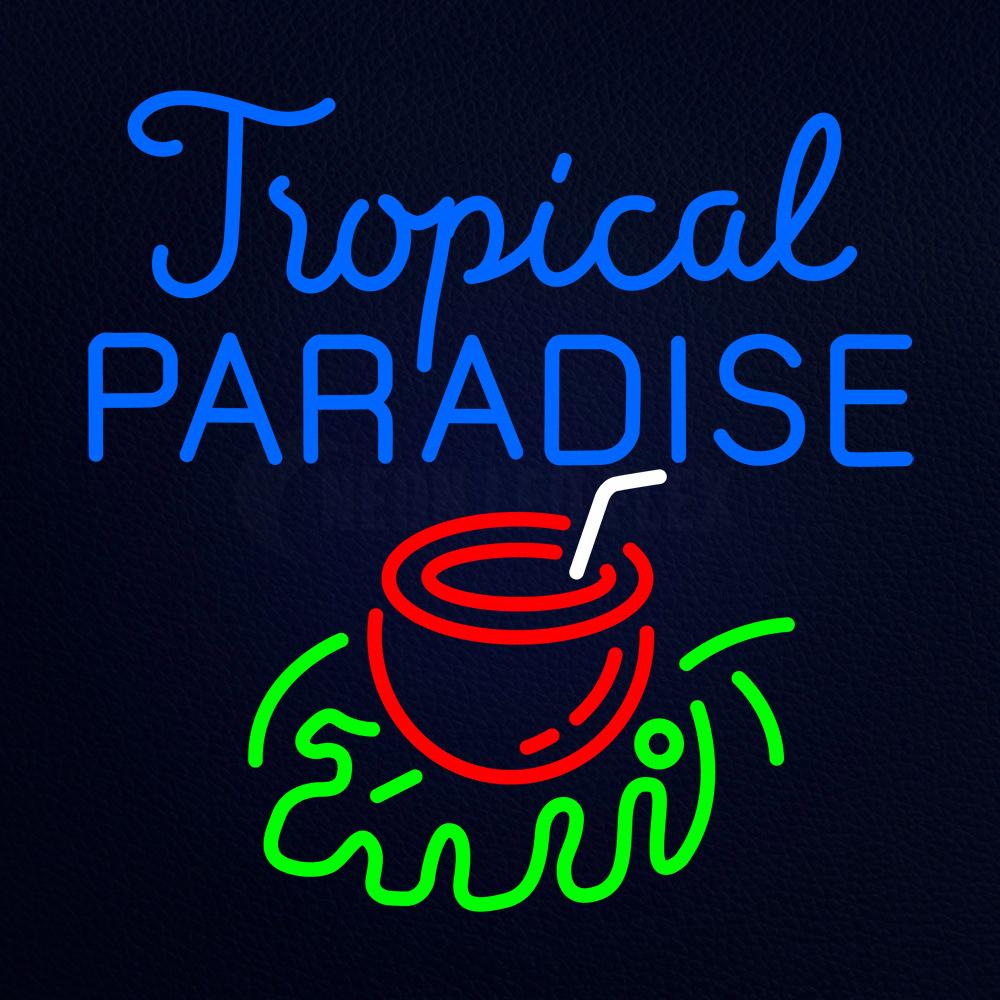 Tropical Paradise Neon Flex Sign