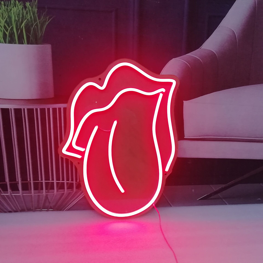 Lips And Tunge Neon Sign