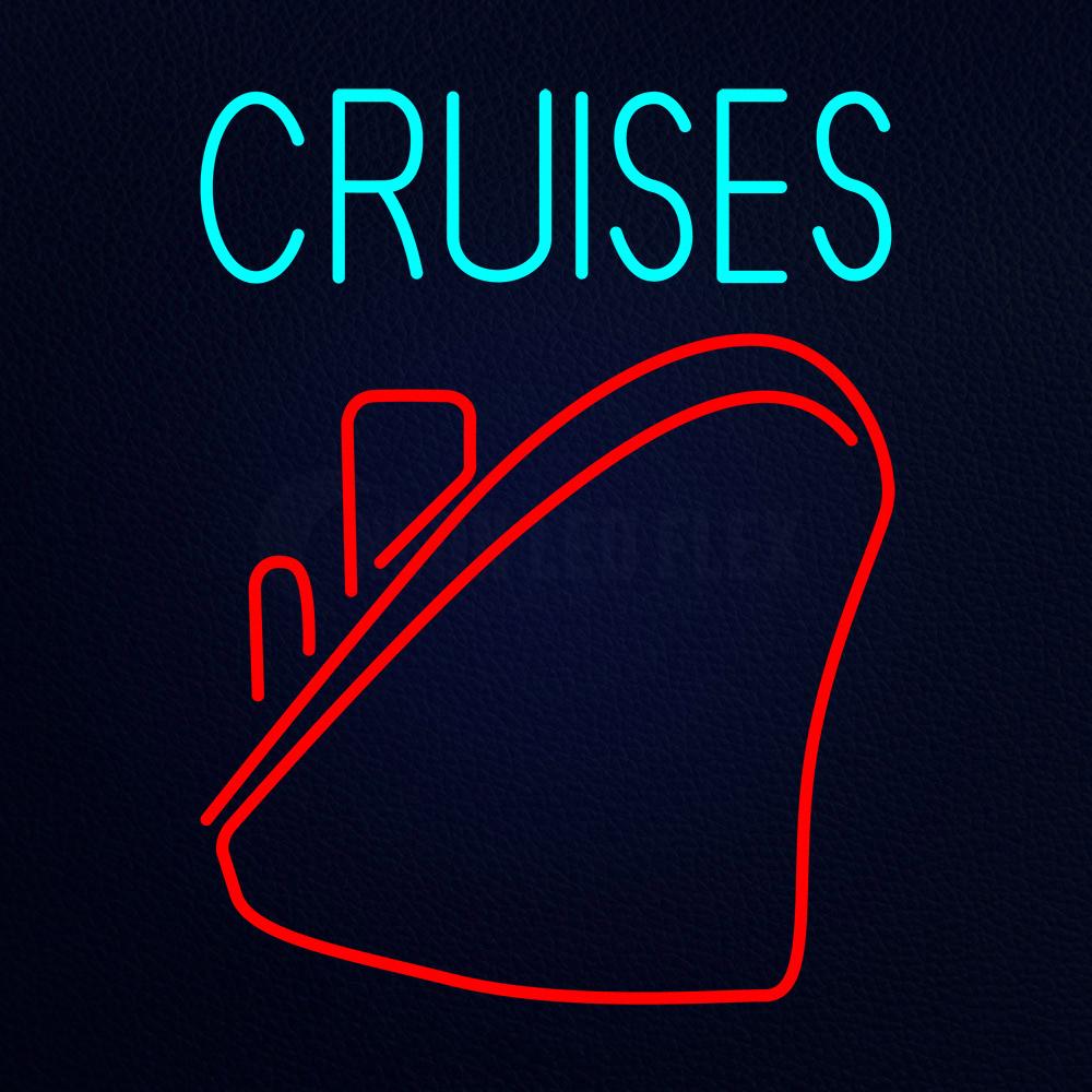 Turquoise Cruises Neon Flex Sign