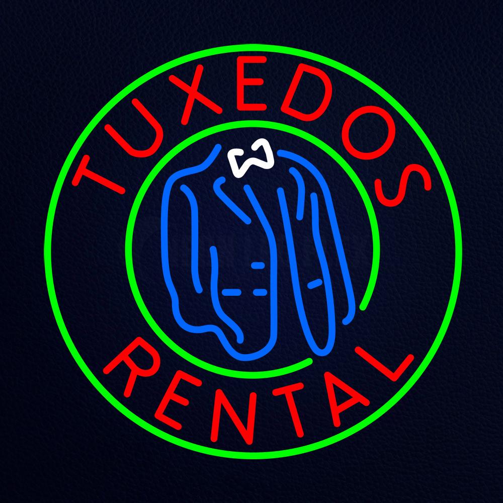 Tuxedos Rental Neon Flex Sign