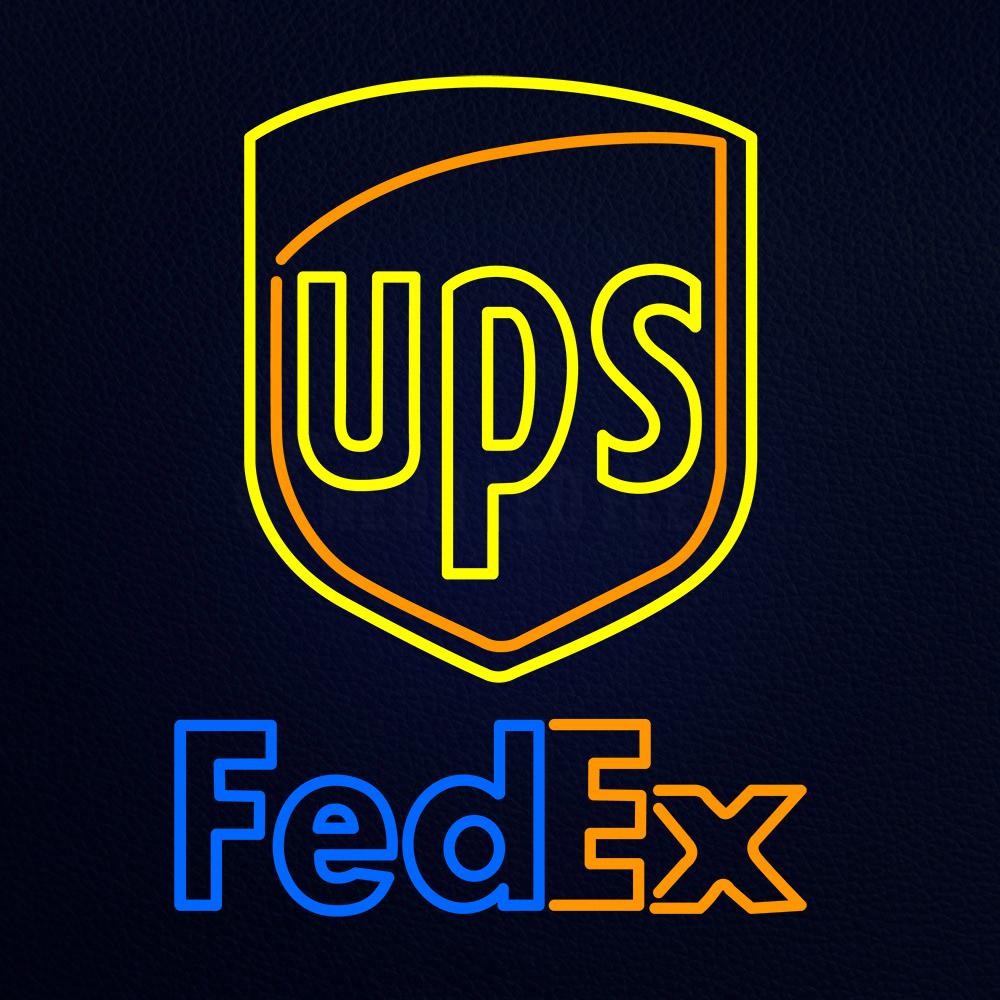 Ups Fedex Neon Flex Sign