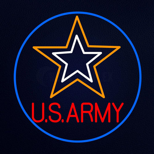 Us Army Neon Flex Sign