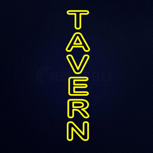 Vertical Tavern Neon Flex Sign