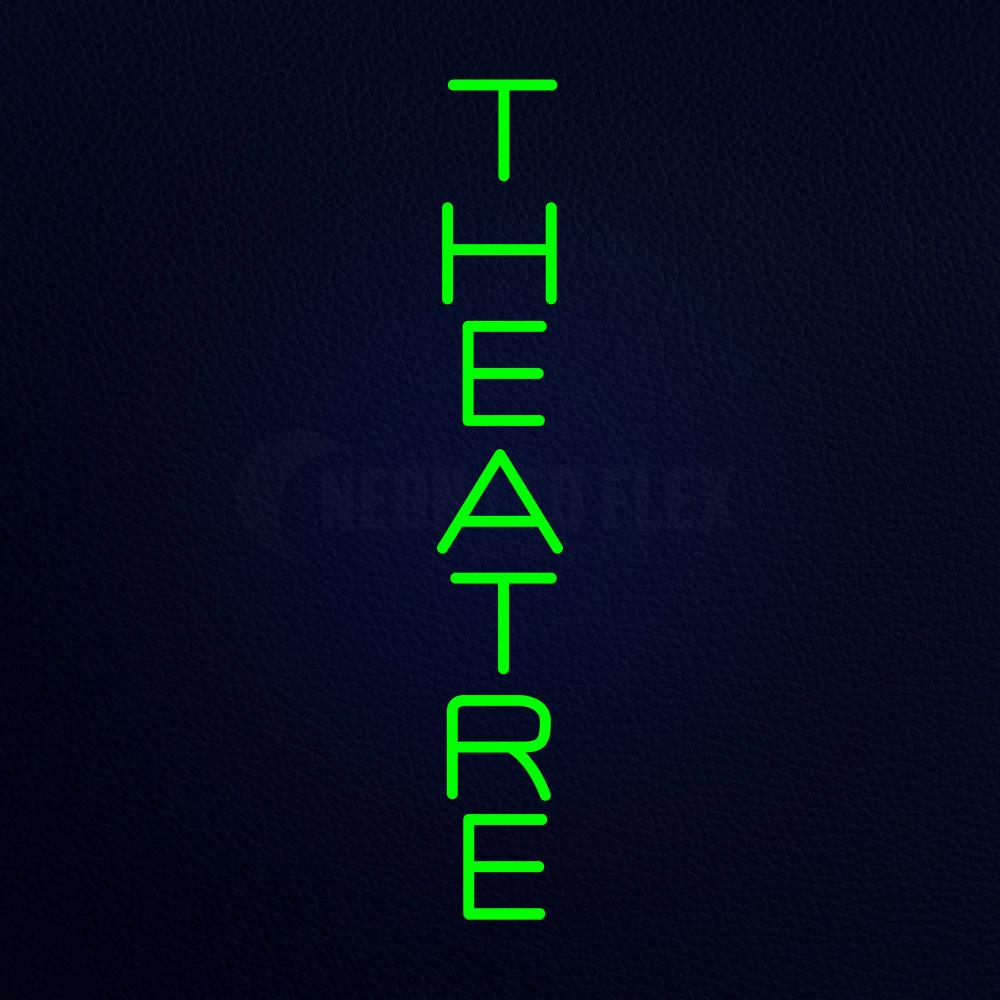 Vertical Theatre Neon Flex Sign