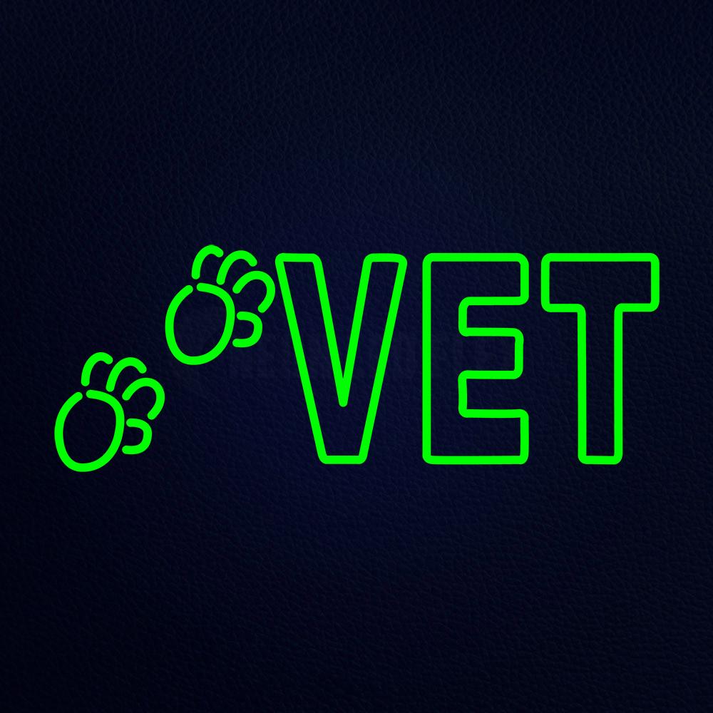 Vet Neon Flex Sign