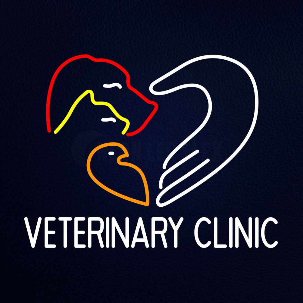 Veterinary Clinic Neon Flex Sign