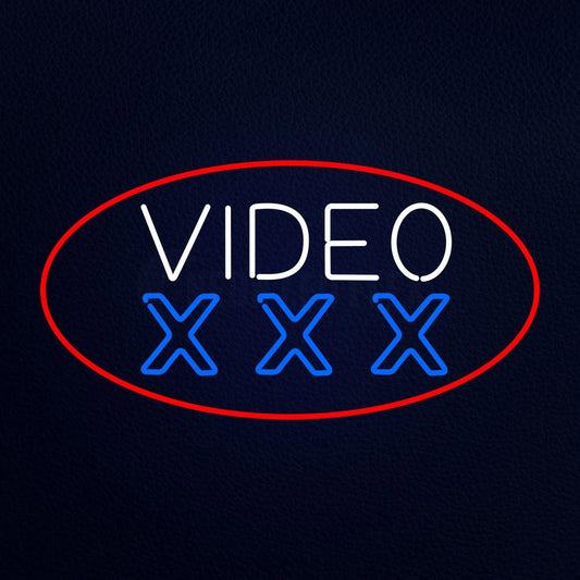 Video Xxx Neon Flex Sign