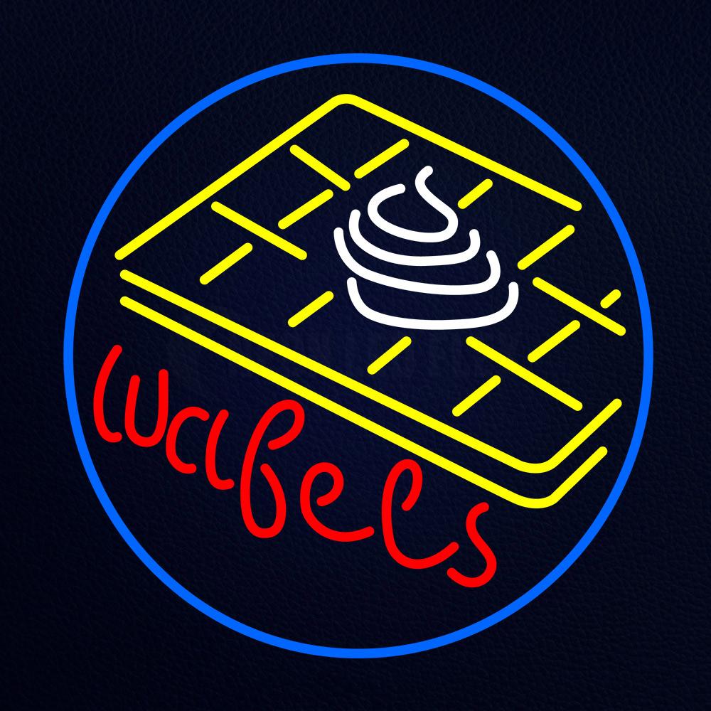 Wafels Circle Neon Flex Sign