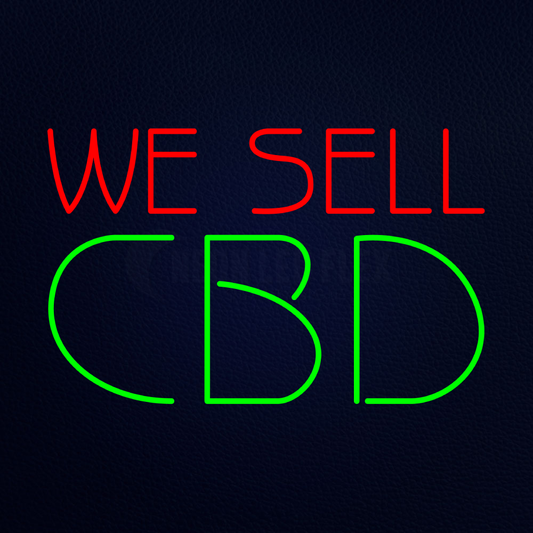 We Sell CBD Neon Sign