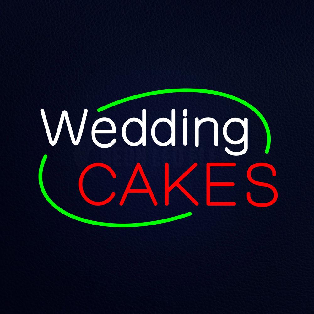 Wedding Cakes Neon Flex Sign