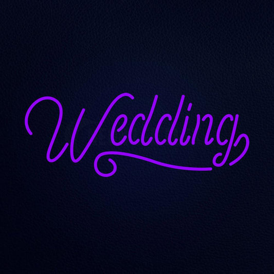 Wedding Neon Flex Sign