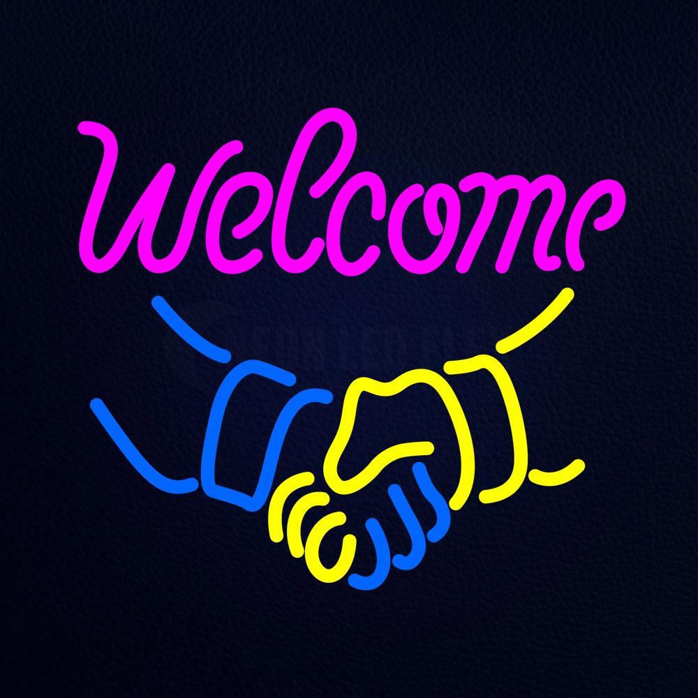 Welcome Neon Flex Sign