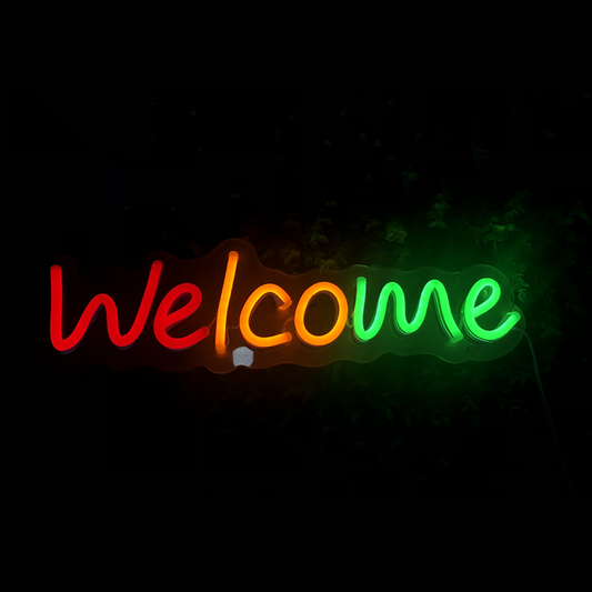 Welcome Neon Sign