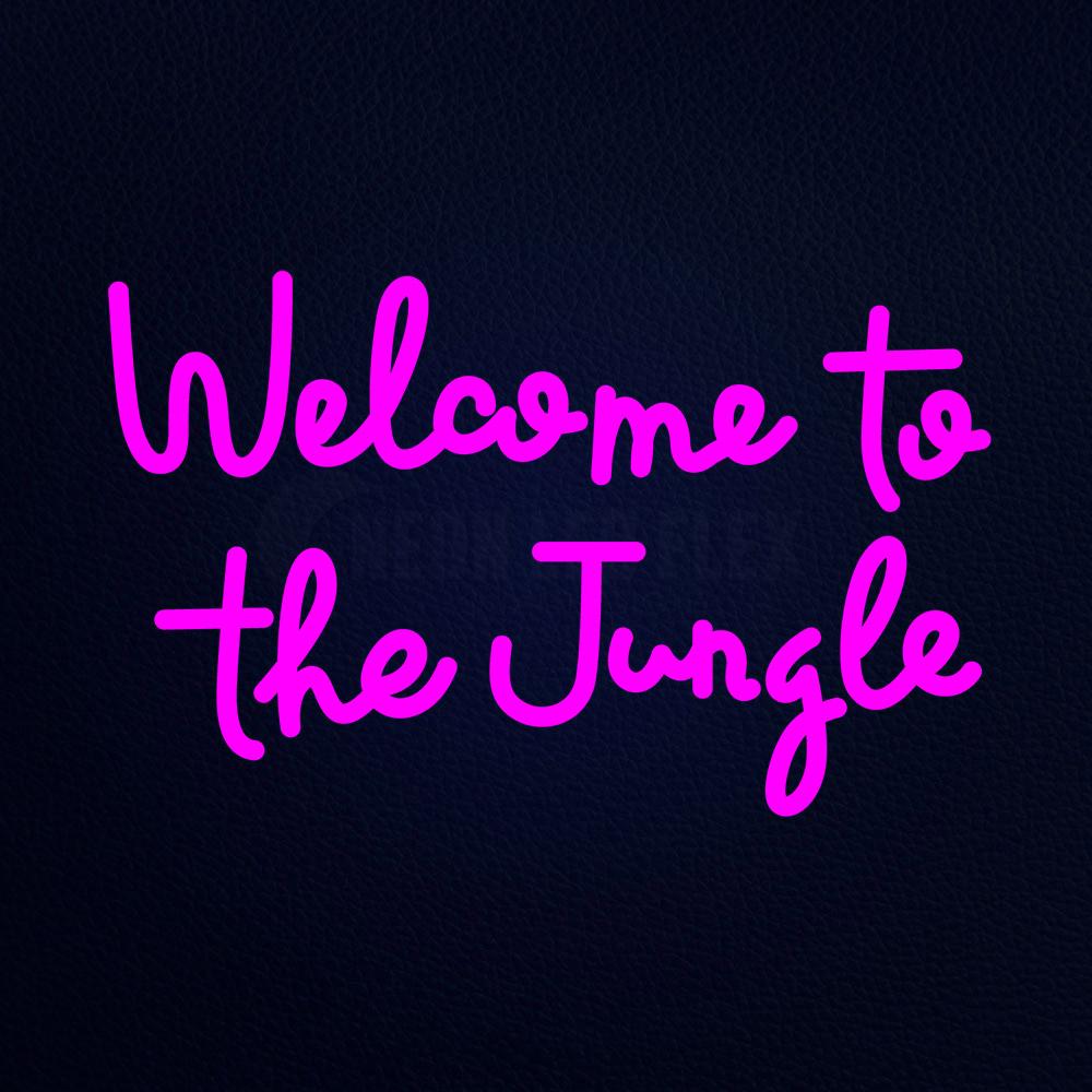 Welcome to the Jungle Neon Flex Sign