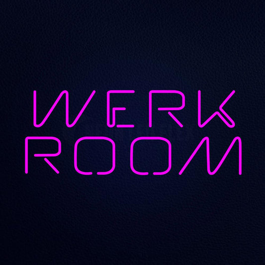 Werk Room Neon Flex Sign