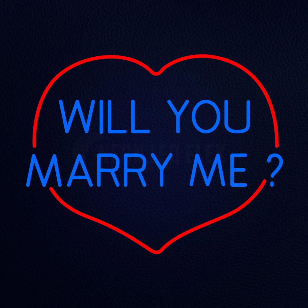 Will You Marry Me Neon Flex Sign