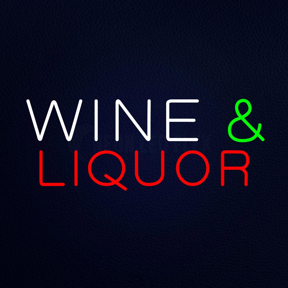 Wine and Liquor Neon Flex Sign