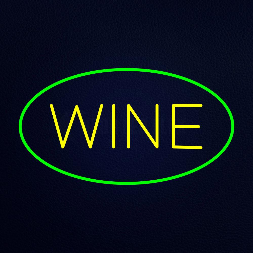 Wine Green Neon Flex Sign