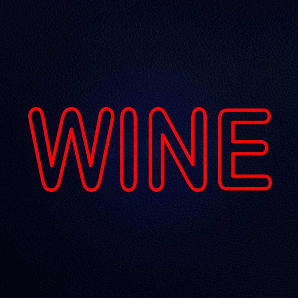 Wine Neon Flex Sign