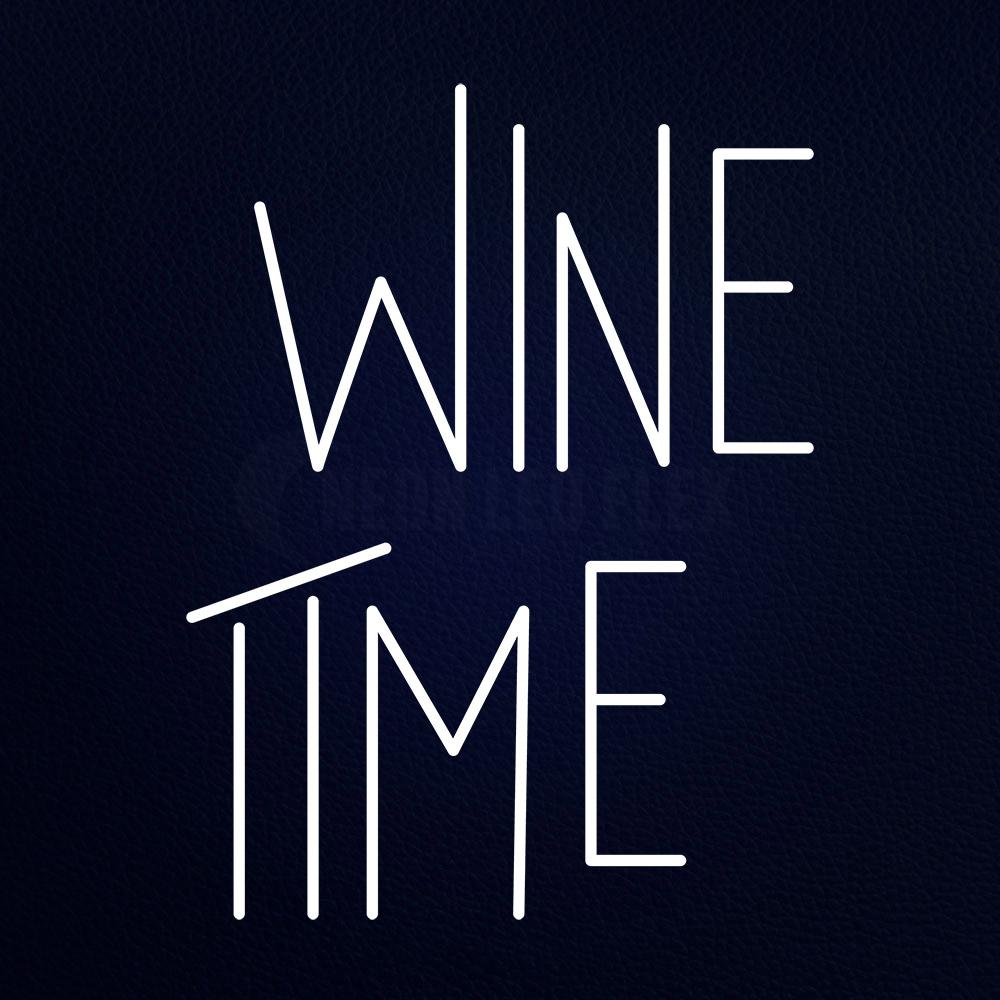 Wine Time Neon Flex Sign