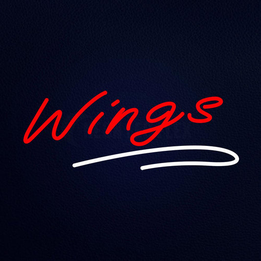 Wings Neon Flex Sign