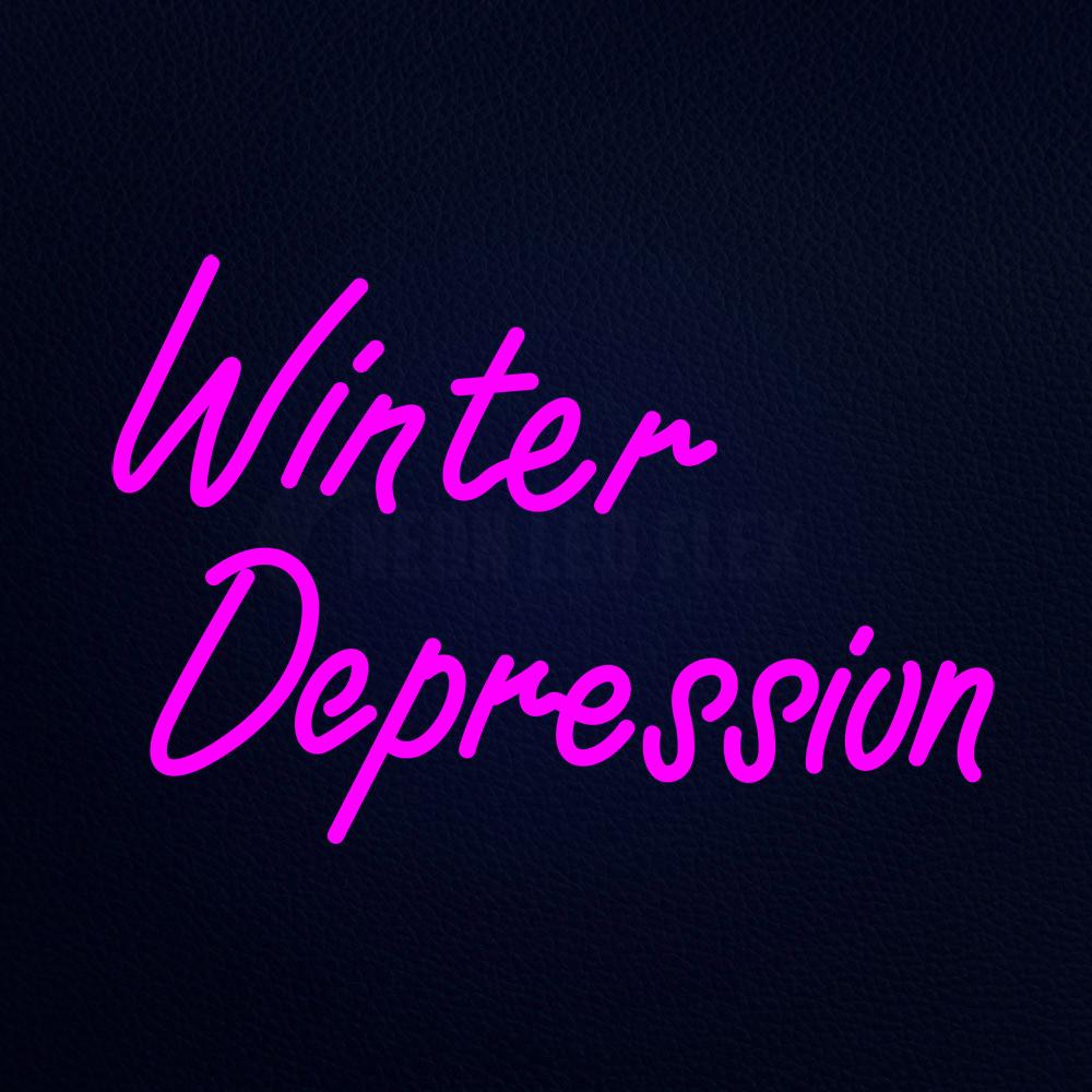 Winter Depression Neon Flex Sign