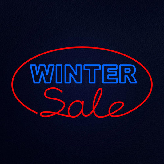 Winter Sale Neon Flex Sign