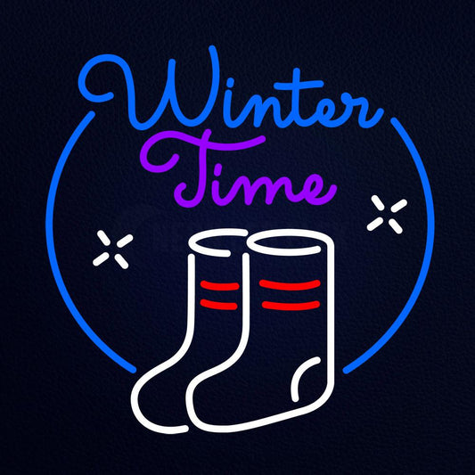 Winter Time Neon Flex Sign