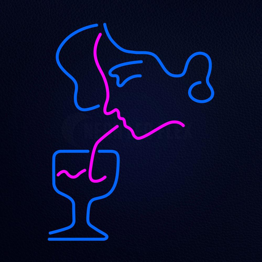 Women Drinking Neon Flex Sign