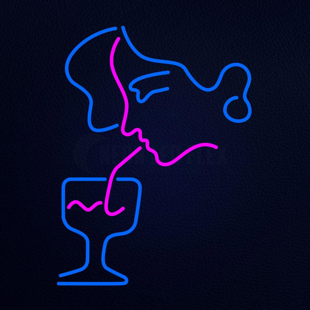 Women Drinking Neon Flex Sign