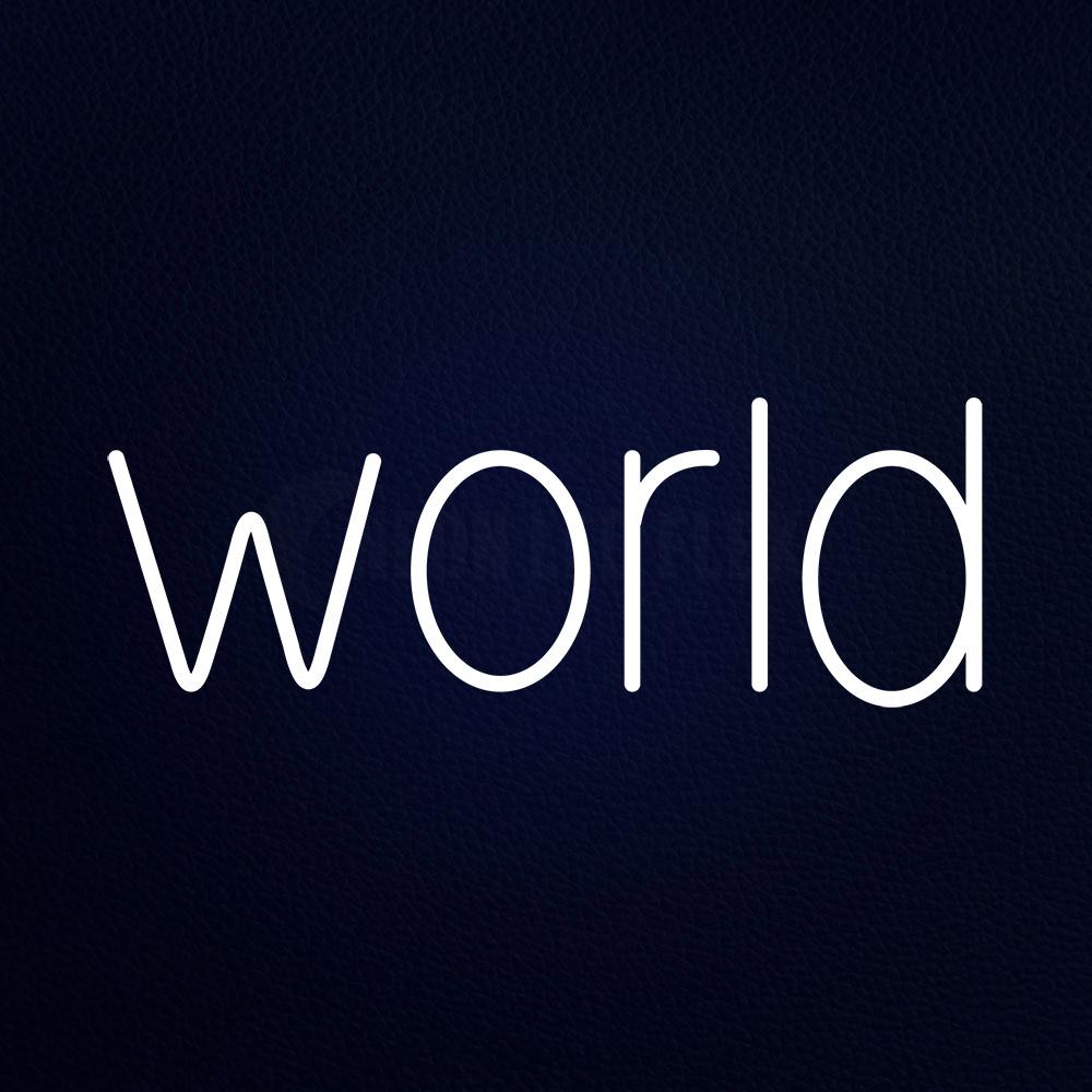 World Neon Sign – NEON-LEDFLEX