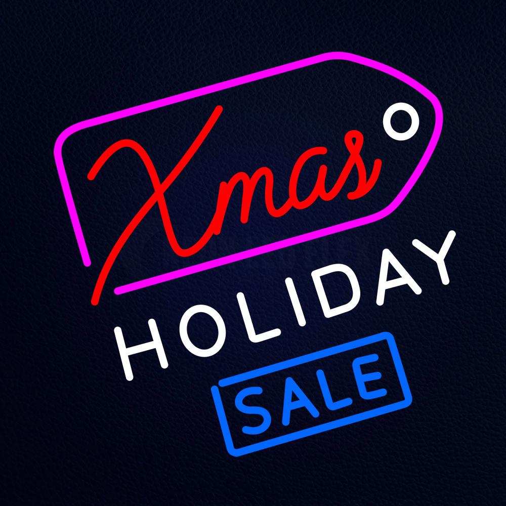 Xmas Holiday Sale Neon Flex Sign