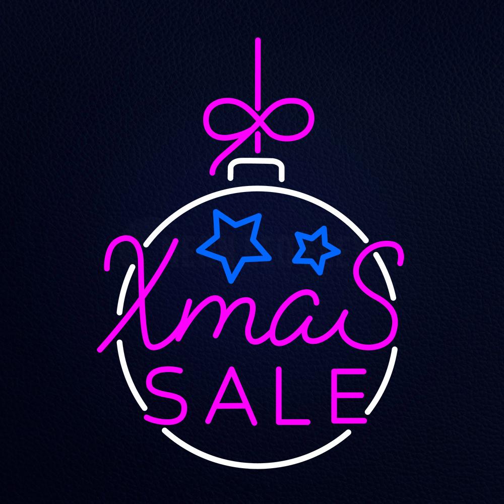 Xmas Sale Neon Flex Sign