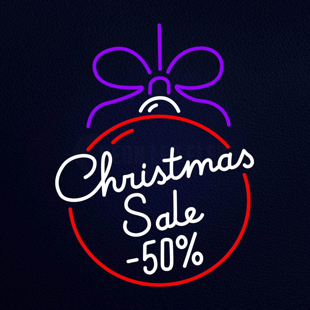 Xmas Sale Neon Flex Sign