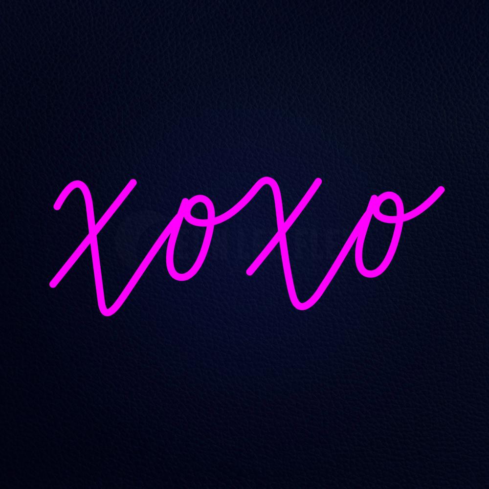 Xoxo Pink Neon Flex Sign