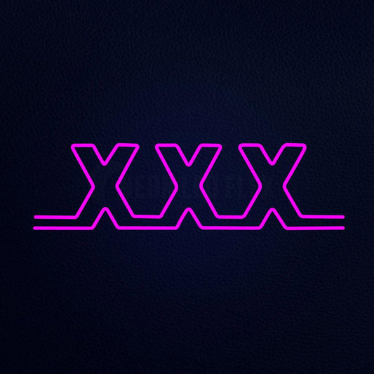 Xxx Neon Flex Sign